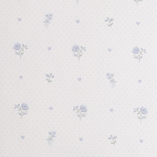 Ditsy Floral Baby Duvet - Blue