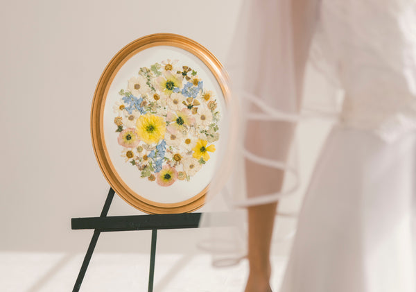 Pressed Frame - Pressed Floral Wedding Bouquet Preservation