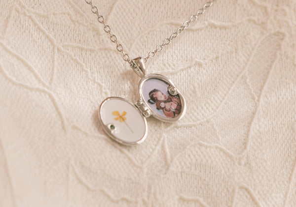 Mini Birth Flower Locket