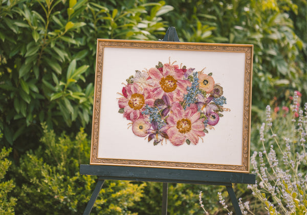 Pressed Frame - Pressed Floral Wedding Bouquet Preservation