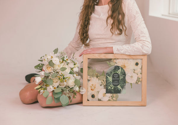Pressed Frame - Pressed Floral Wedding Bouquet Preservation