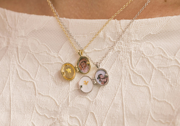 Mini Birth Flower Locket