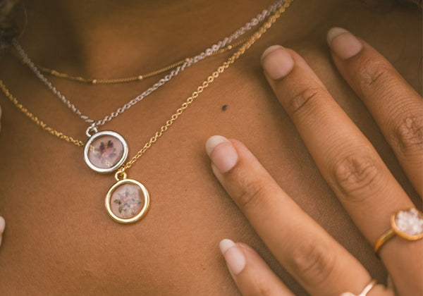 Pressed Floral Necklace