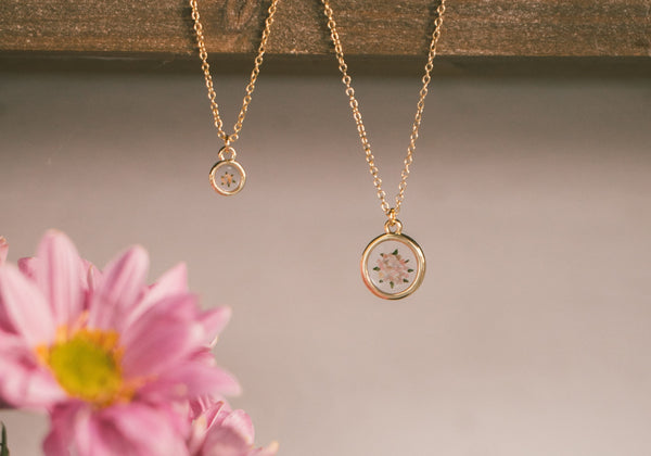 Pressed Floral Necklace