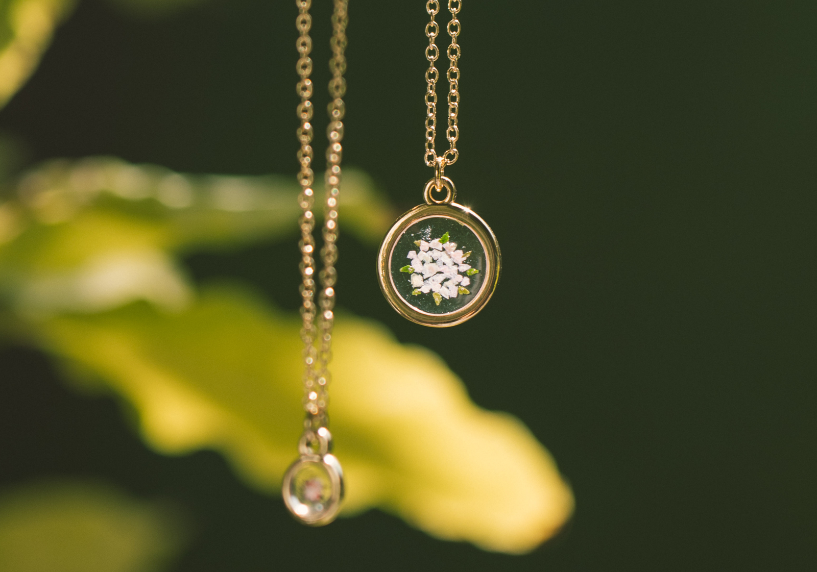 Pressed Floral Necklace