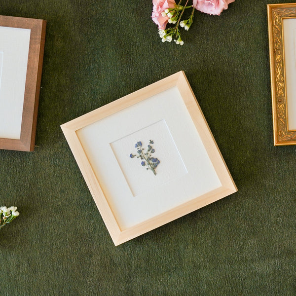 Forget-Me-Not Frame - Pressed Floral Wedding Bouquet Preservation