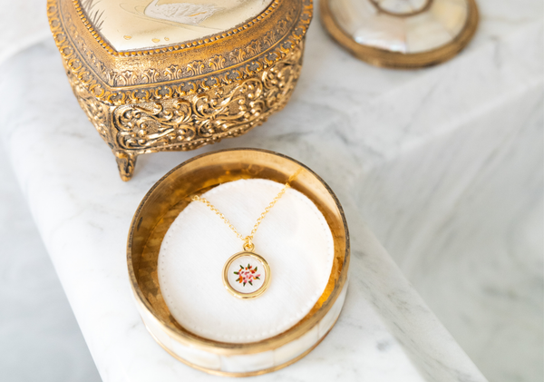 Pressed Floral Necklace