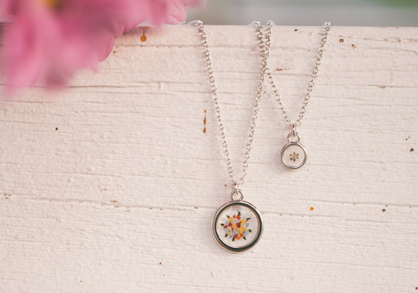 Pressed Floral Necklace