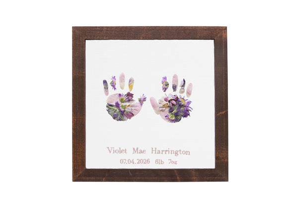 Custom Handprint Frame