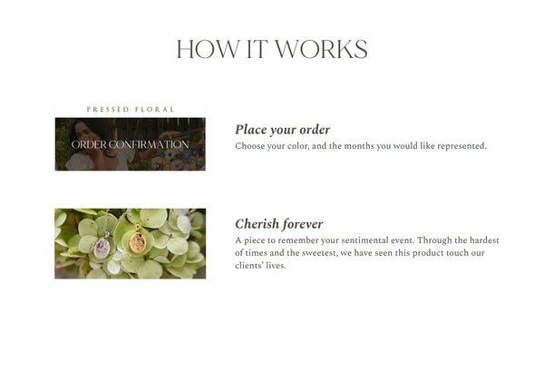 Birth Flower Locket