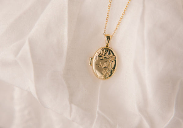 Birth Flower Locket