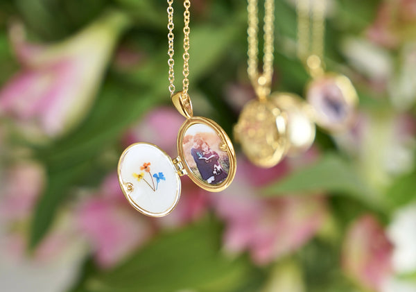 Mini Birth Flower Locket