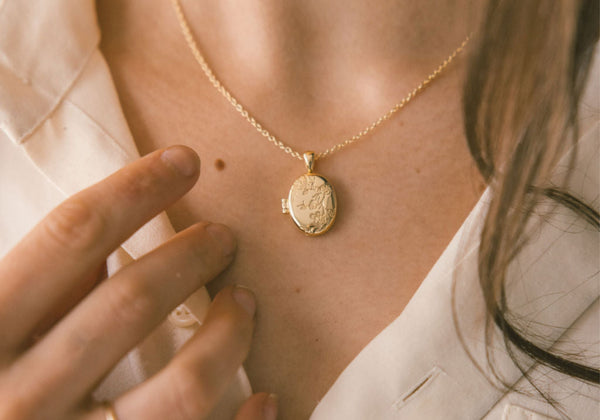 Birth Flower Locket