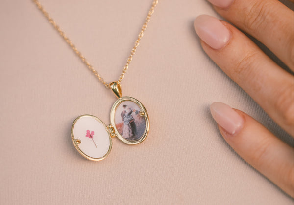 Birth Flower Locket