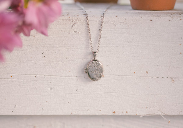Birth Flower Locket