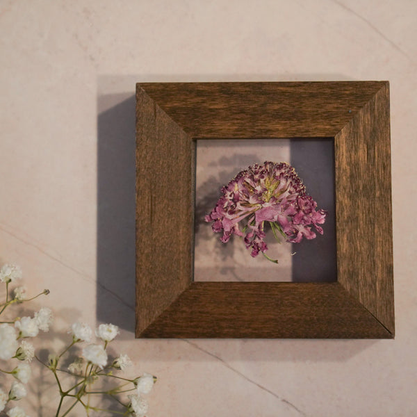 Custom Mini Frame - Pressed Floral Wedding Bouquet Preservation