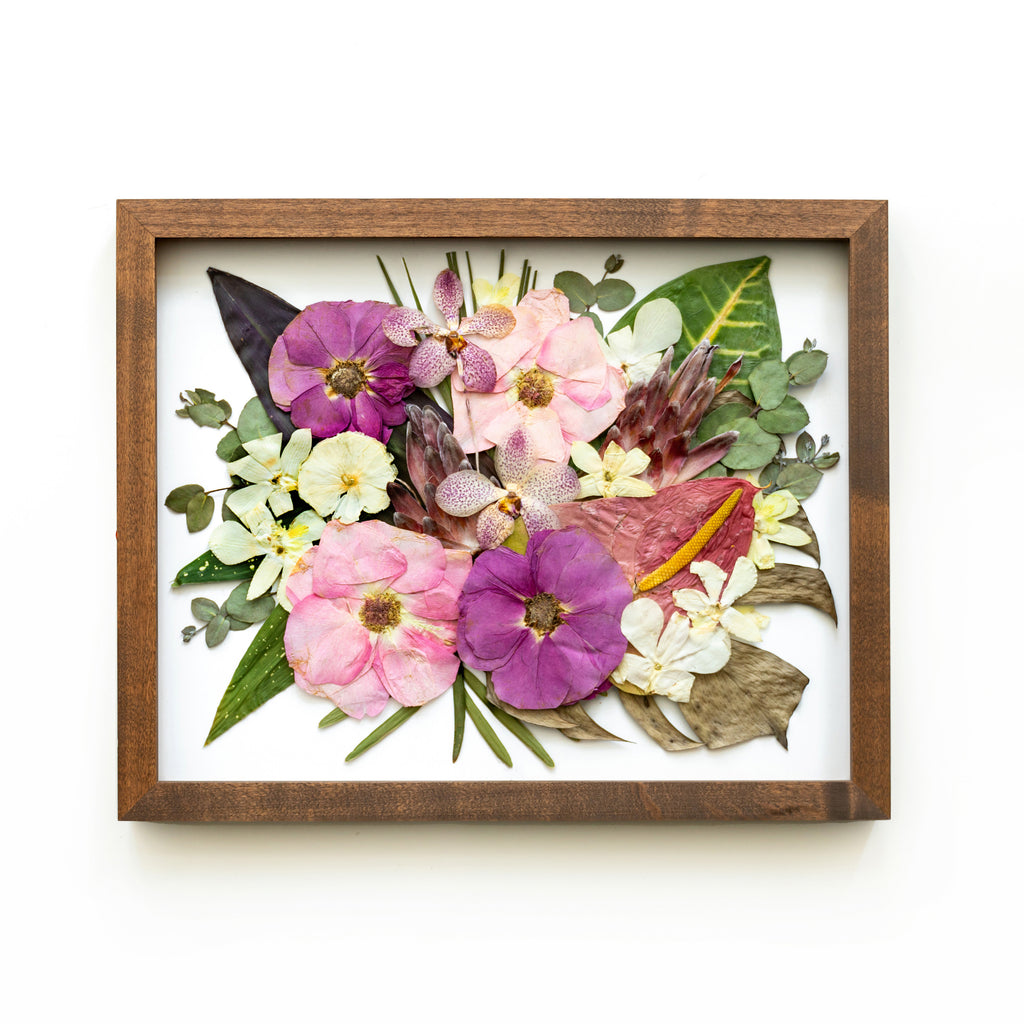 Bloom arrangement recreation - Pressed Floral