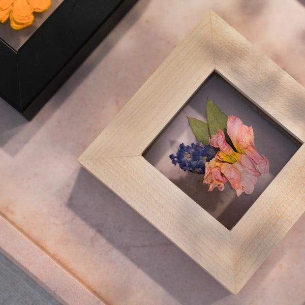 Custom Mini Frame - Pressed Floral Wedding Bouquet Preservation