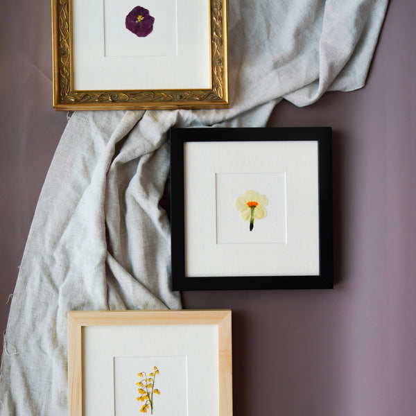 Birth Flower Frame - Pressed Floral Wedding Bouquet Preservation