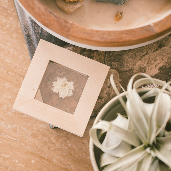 Custom Mini Frame - Pressed Floral Wedding Bouquet Preservation