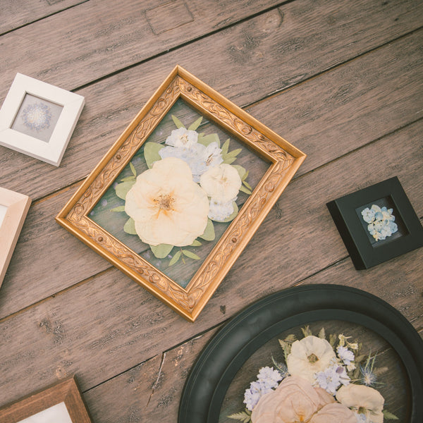 Custom Mini Frame - Pressed Floral Wedding Bouquet Preservation