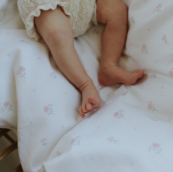 Ditsy Floral Baby Duvet - Pink