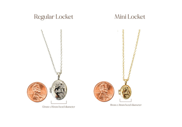 Birth Flower Locket