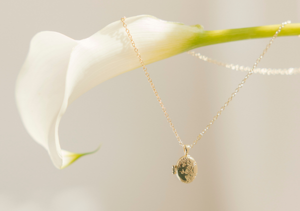 Mini Birth Flower Locket