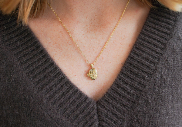 Mini Birth Flower Locket