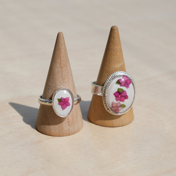 Custom Ring - Pressed Floral Wedding Bouquet Preservation