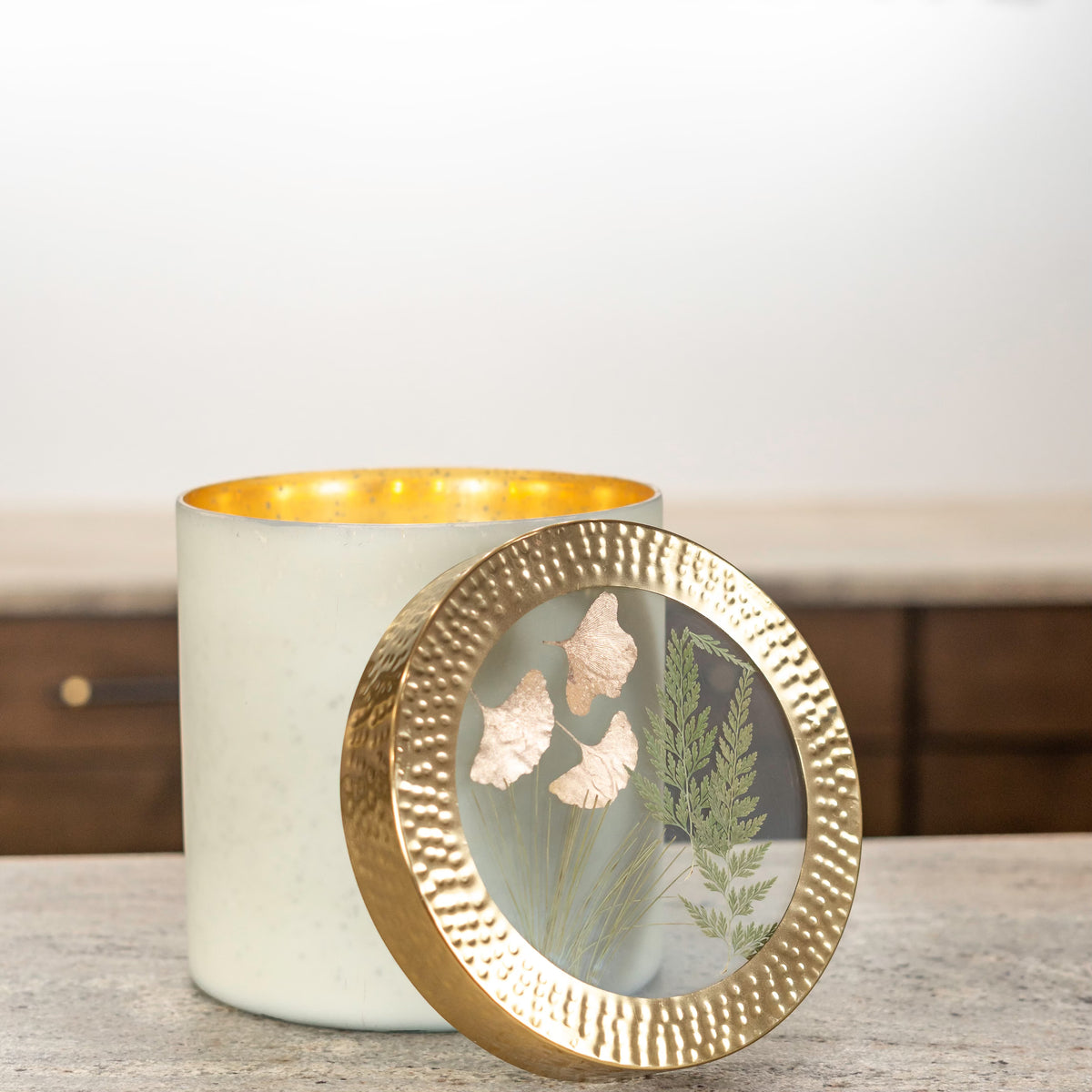 Pressed Flower Candles - Clear Glass Jar – North Shore Candle