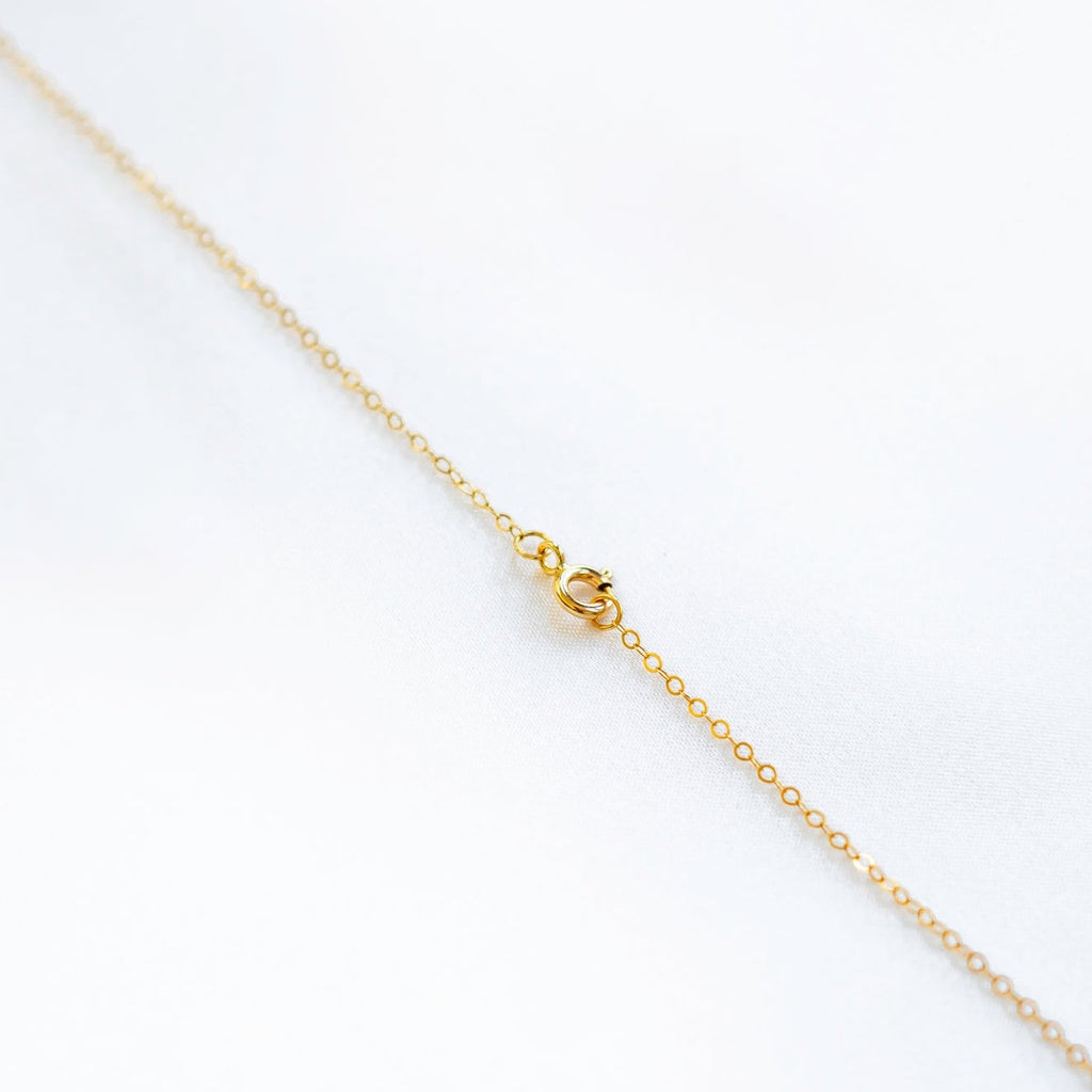 Bar necklace - white