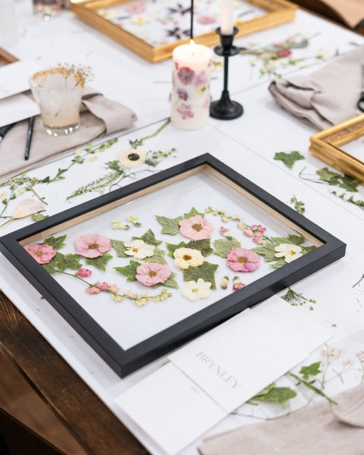 Luxury Design Workshop with Pressed Floral: Create Your Own Pressed Flower Frame