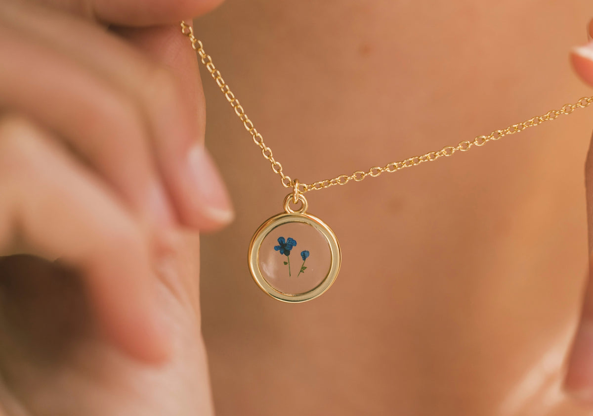 Premium Birth Flower Necklace