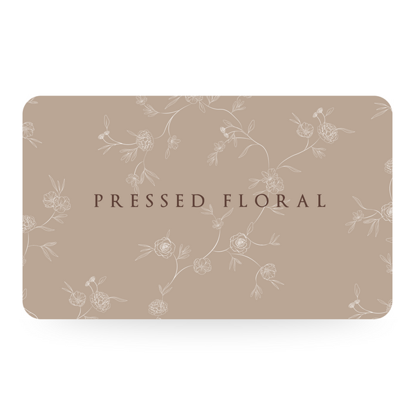 Pressed Floral Digital Gift Card