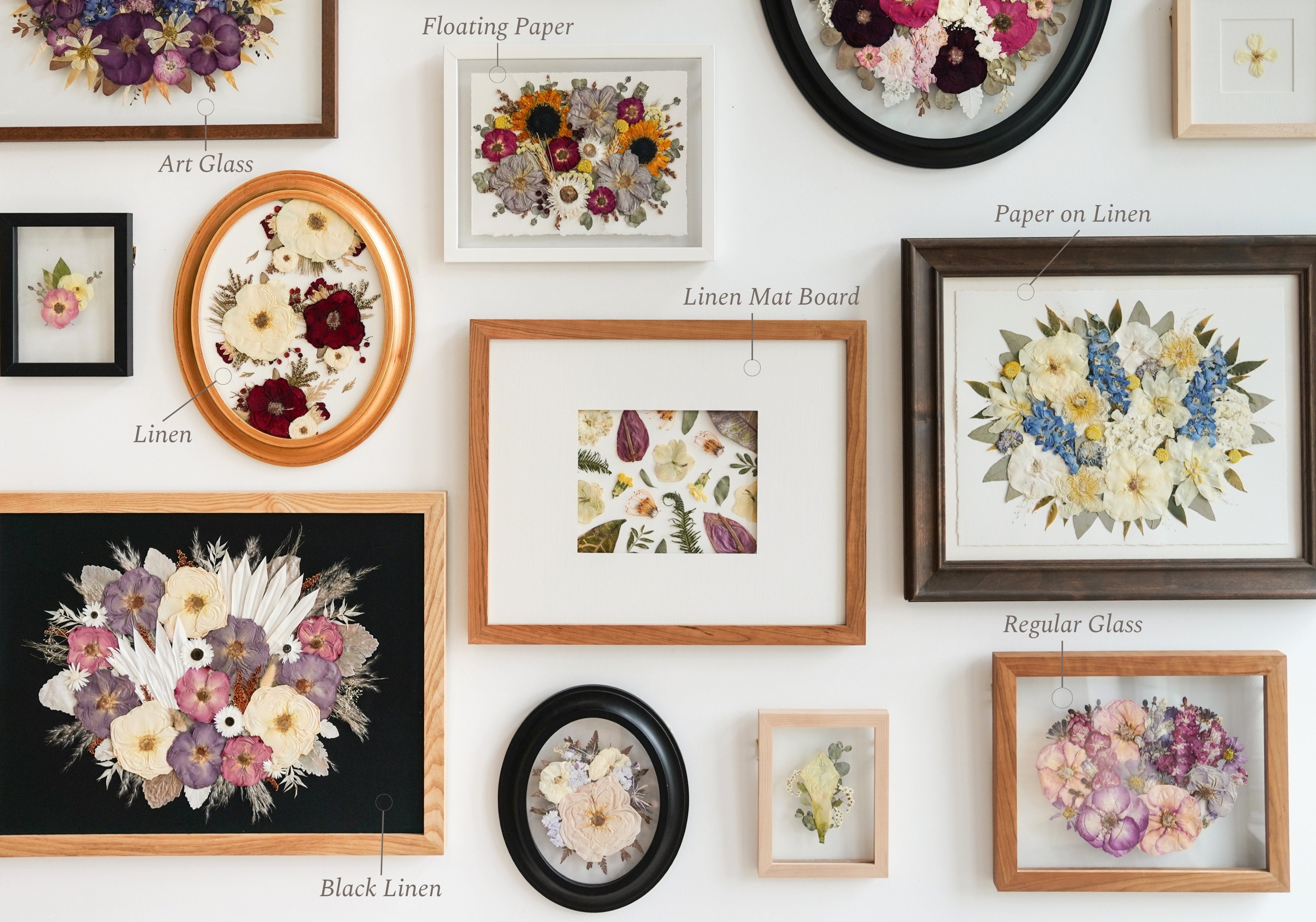 Pressed Flower Frame for Custom Floral Preservation | Pressed Floral™