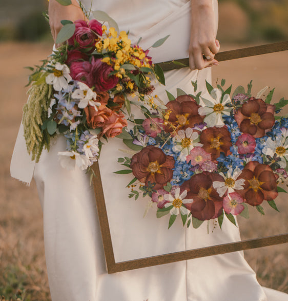 Bouquet Preservation by Pressed Florals