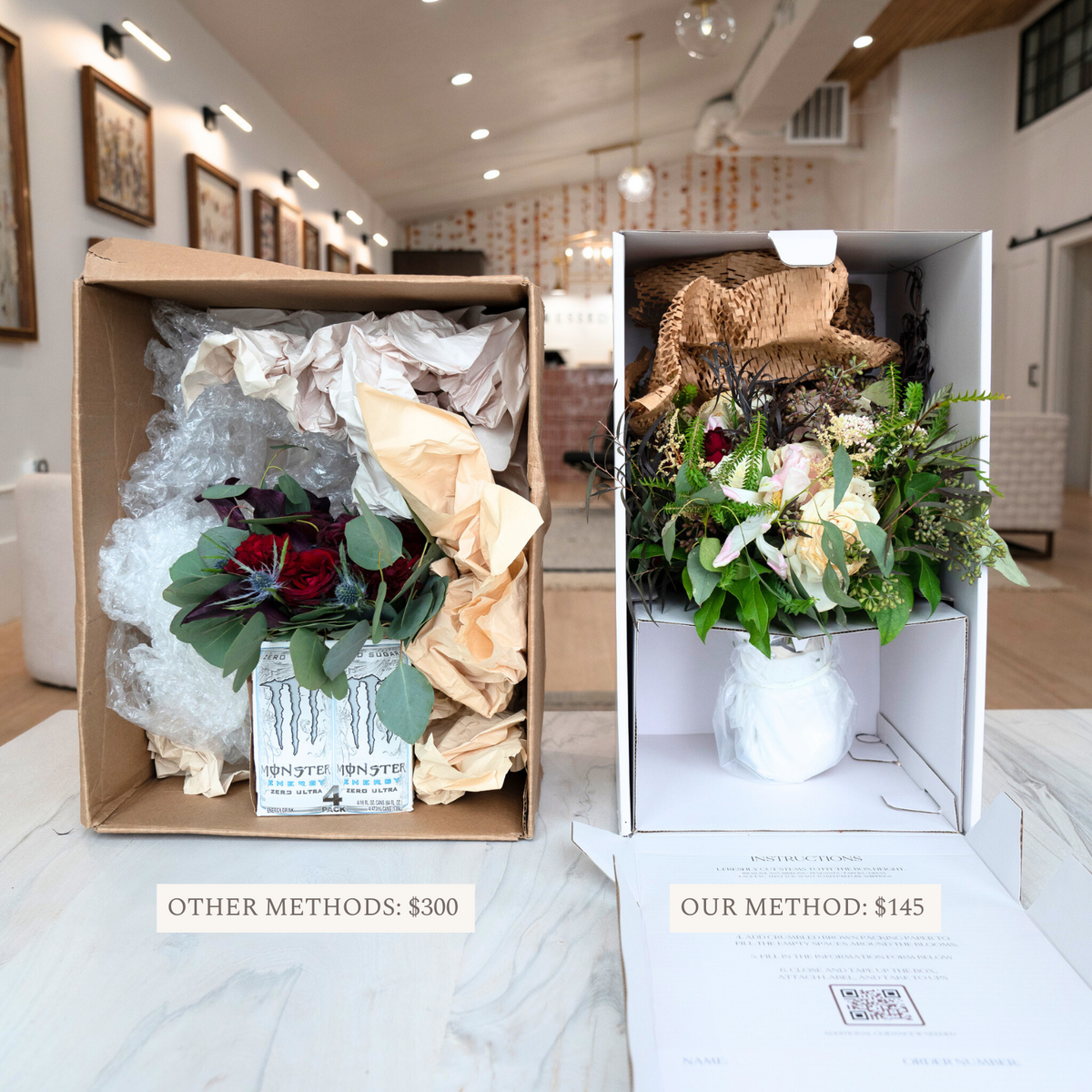 Bloom Shipping Box - Flower Preservation - Pressed Floral