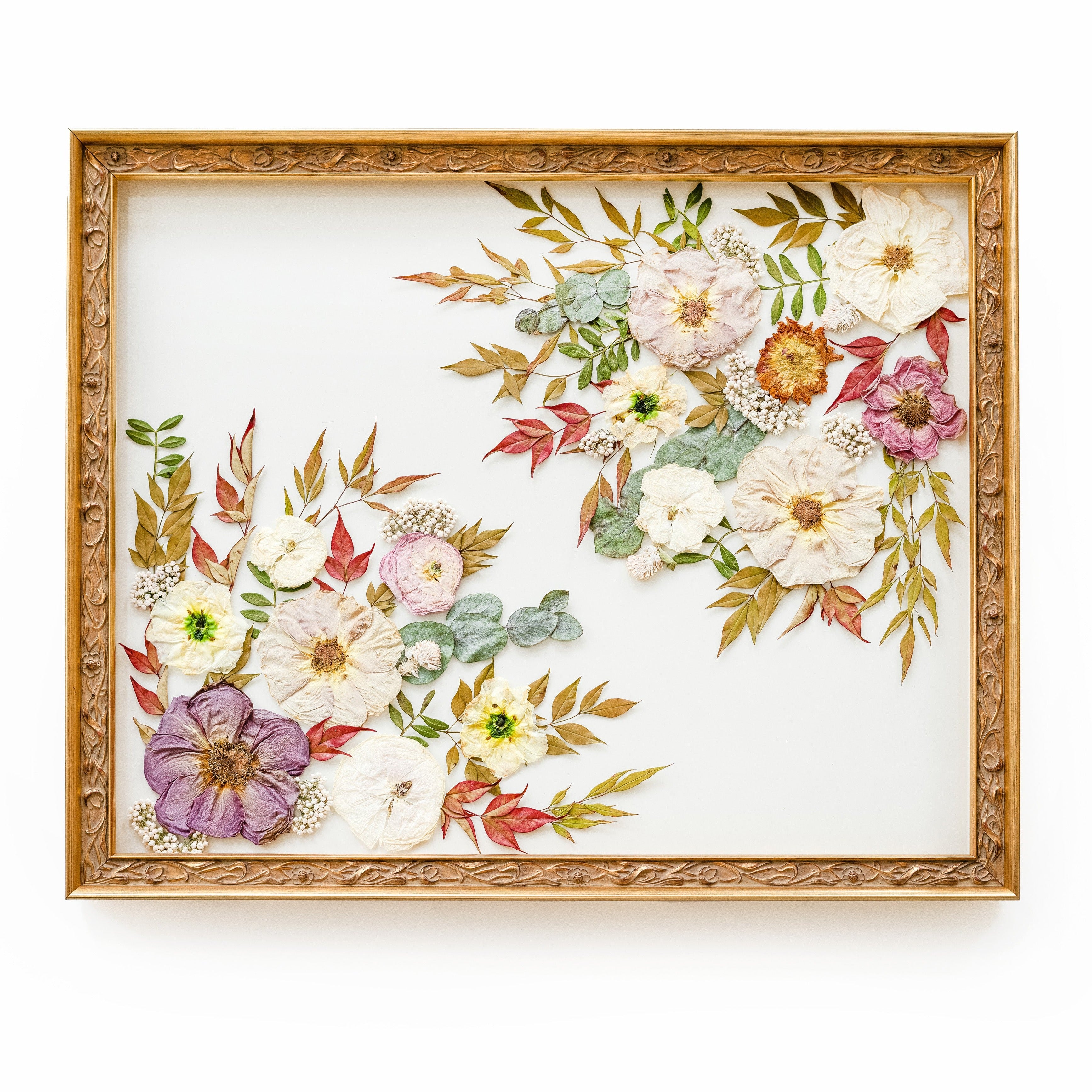 Framed Pressed Floral Mandala — Articulture Designs