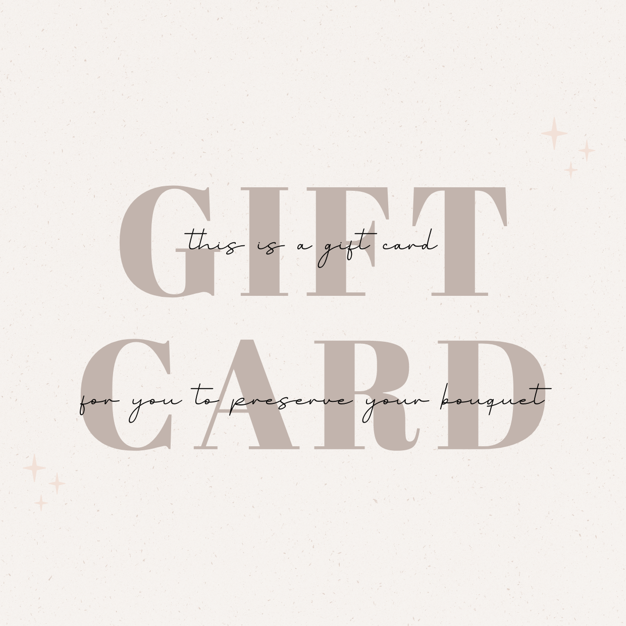 Pressed Floral Gift card