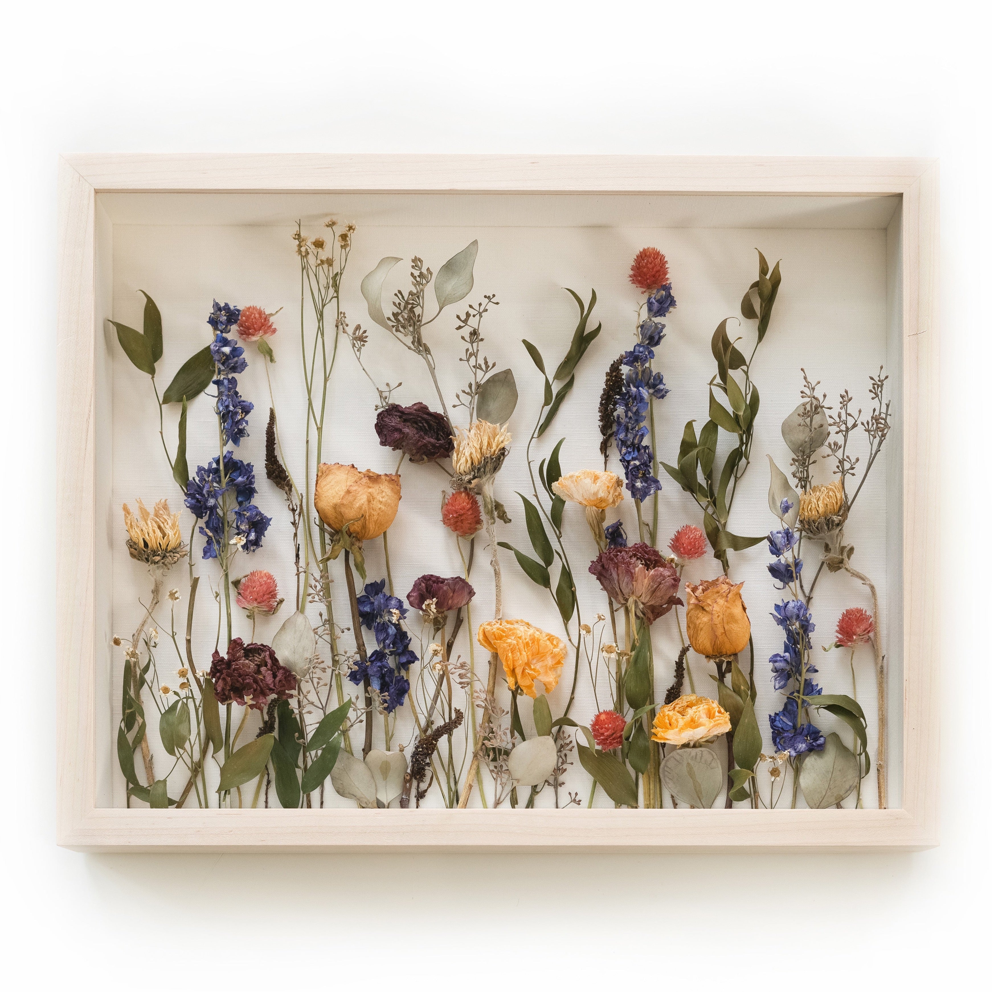 How to Make Dried Flower Shadowbox Art