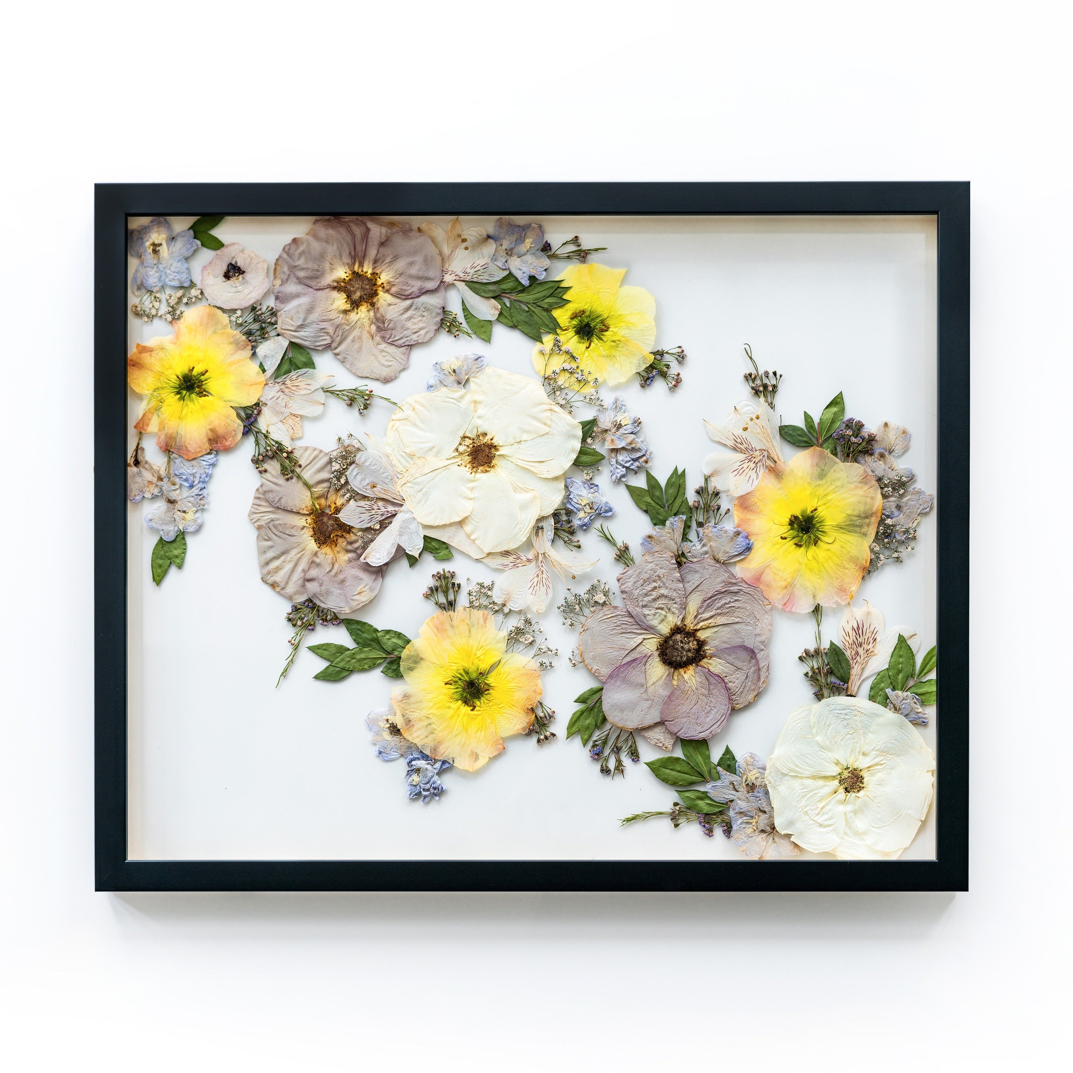 Framed Pressed Floral Mandala — Articulture Designs